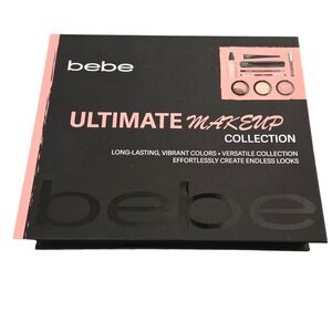 Bebe Ultimate Makeup Collection 9 Piece Set Setting‎ Spray Mascara Blush Palette